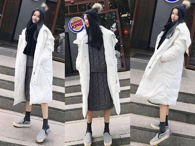 冬天流行白色羽绒服搭配这几双鞋子很时髦