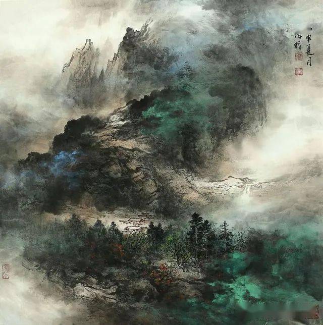 林伟权山水画作品赏析