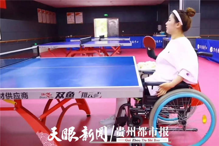 天眼关注残运会夺金贵阳轮椅女孩孙晨璐乒乓球打出多彩人生