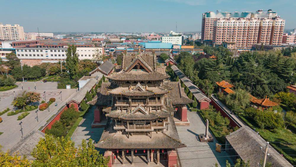 飞云楼,欣赏中国古建筑的好地方,纯木结构太震撼_万荣县