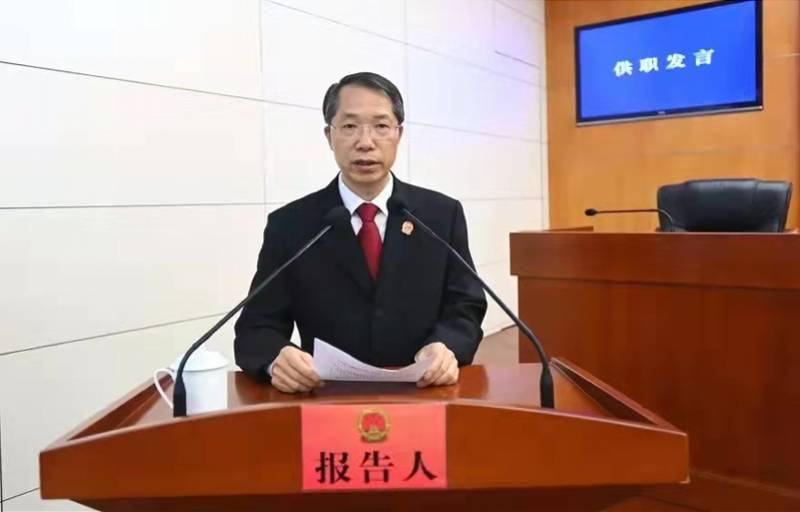 朱可胜任惠州市中级人民法院代院长