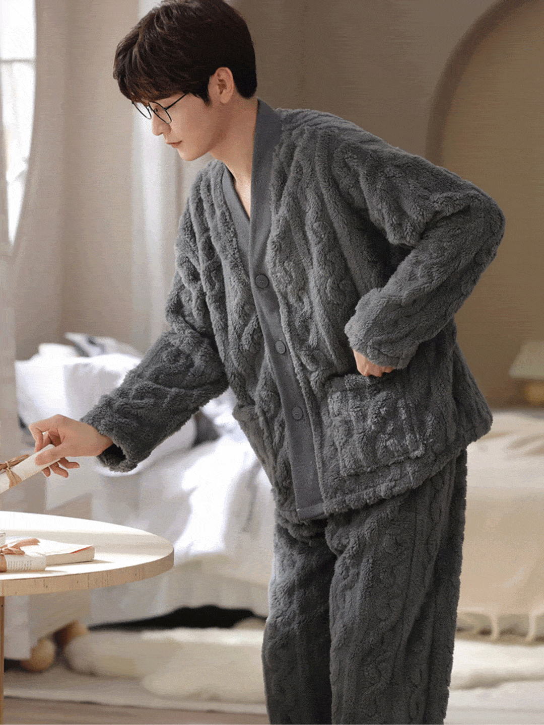分之一 又美又舒服的毛绒家居服，软糯温暖堪比裸睡，让我待在家里再也不想出去了！