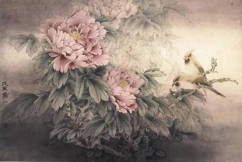 工笔画万一工笔花鸟图欣赏