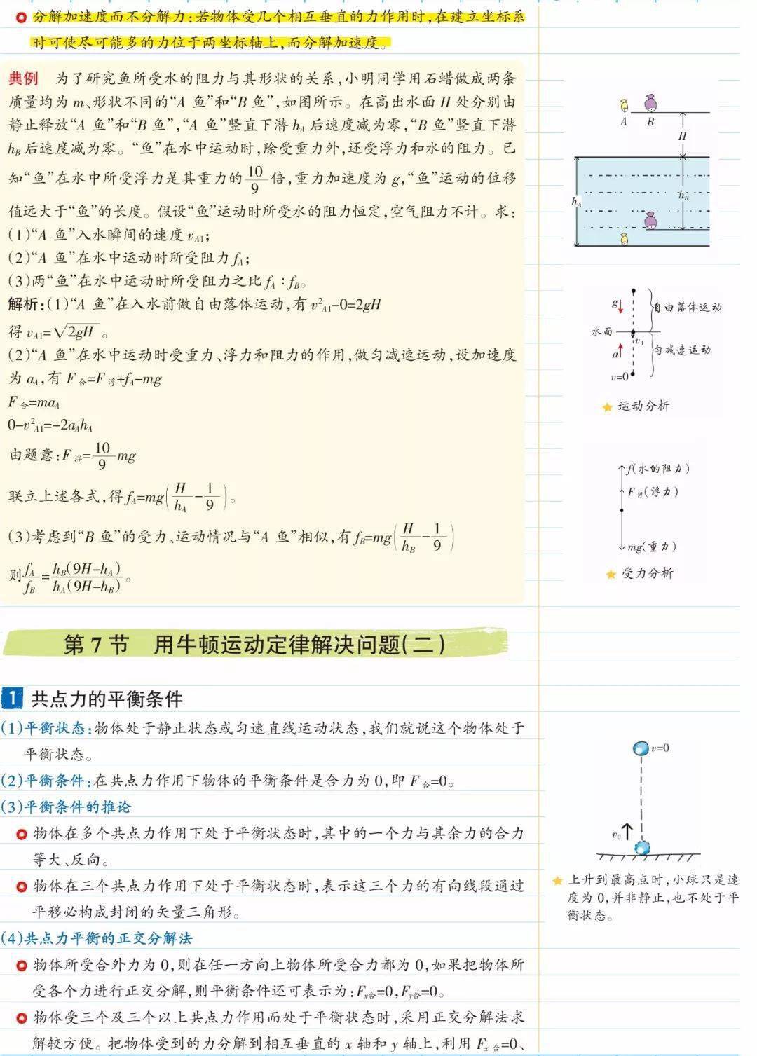 物理|高中物理 | 高中物理【必修一】全章节图文笔记这么记，逆袭当学霸！