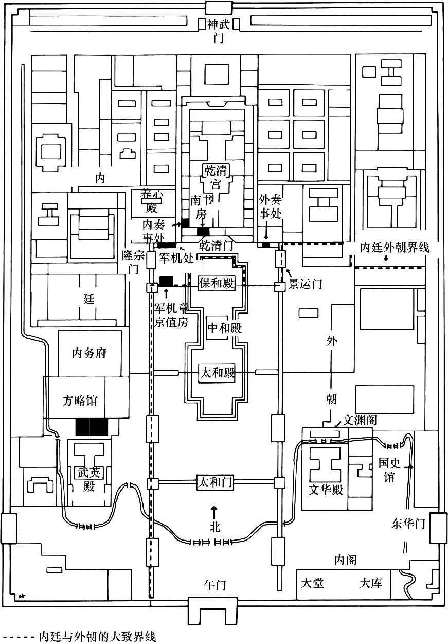 故宫地形图图片