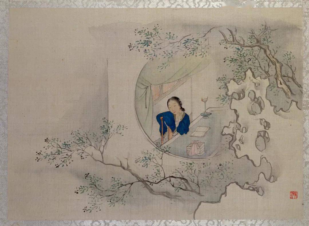 費丹旭 人物 清代费丹旭的绘画作品欣赏