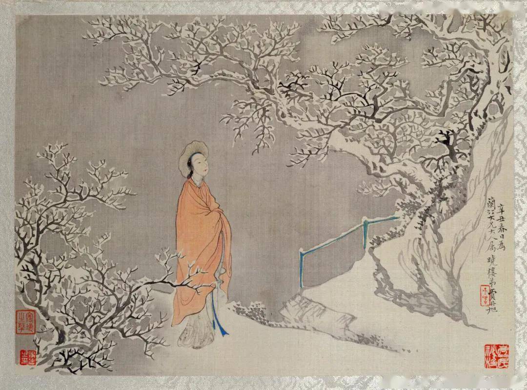 費丹旭 人物 费丹旭《十二金钗图》册欣赏_人物