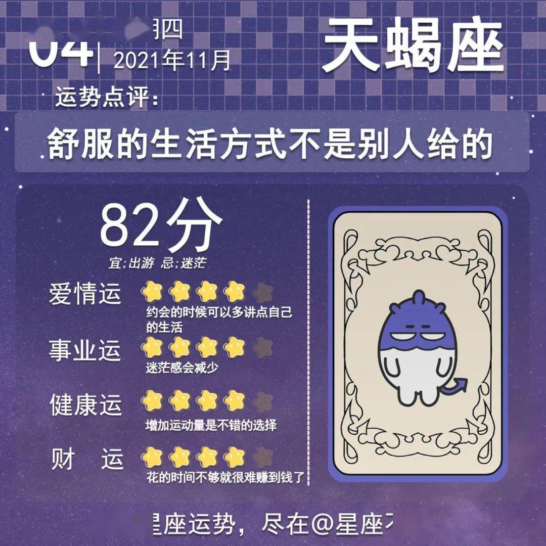 偏见|2021年11月04日星座运势