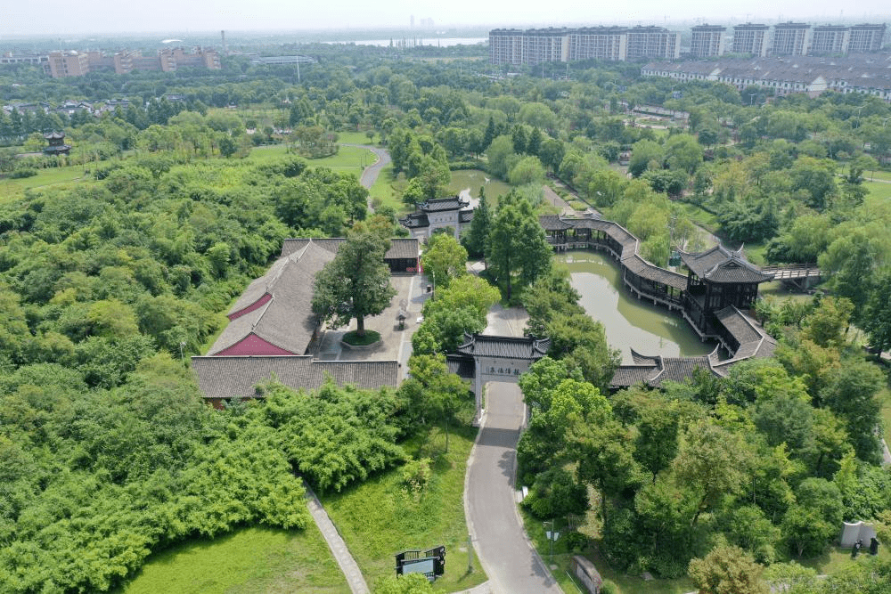 海宁鼠尾山公园图片