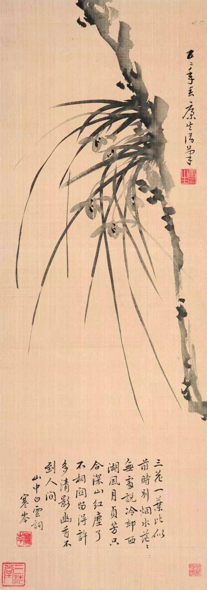 留得清香入素琴 —— 历代名家兰画欣赏_兰花