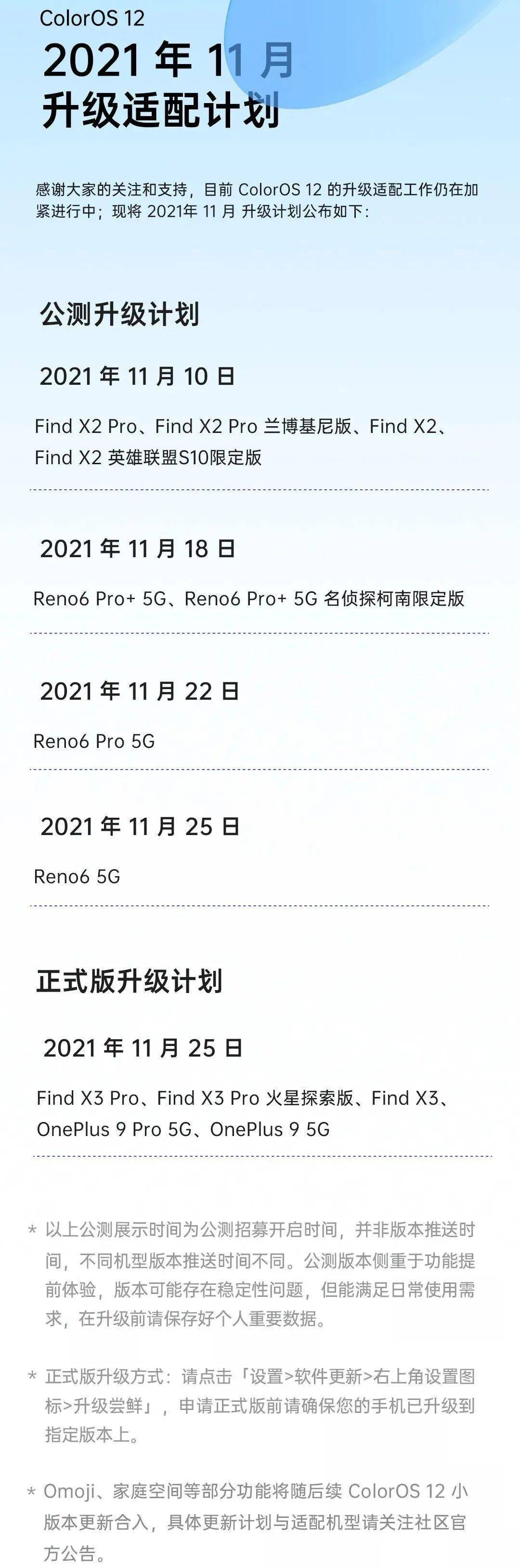 【系统】ColorOS12最新适配机型有你吗 一加9R开启内测