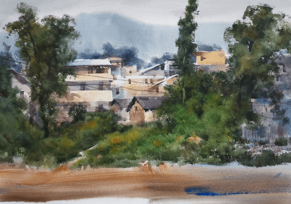 画笔绘就美丽乡村!这场采风活动很赞!