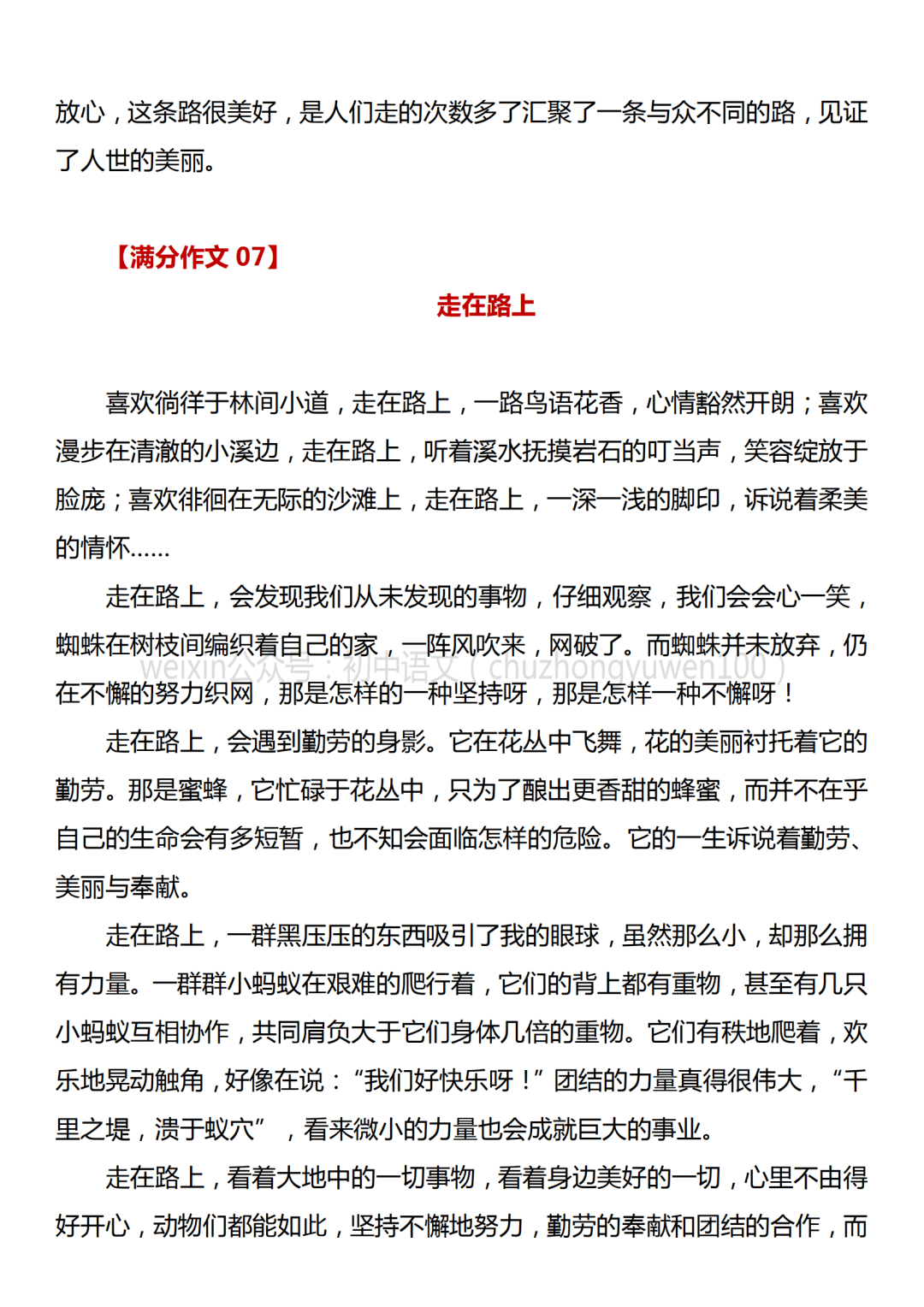 走初三作文(作文走进初三)  第2张