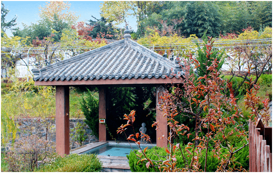 磁山温泉小镇地处磁山腹地,位于磁山省级地质公园核心地带,由烟台磁山