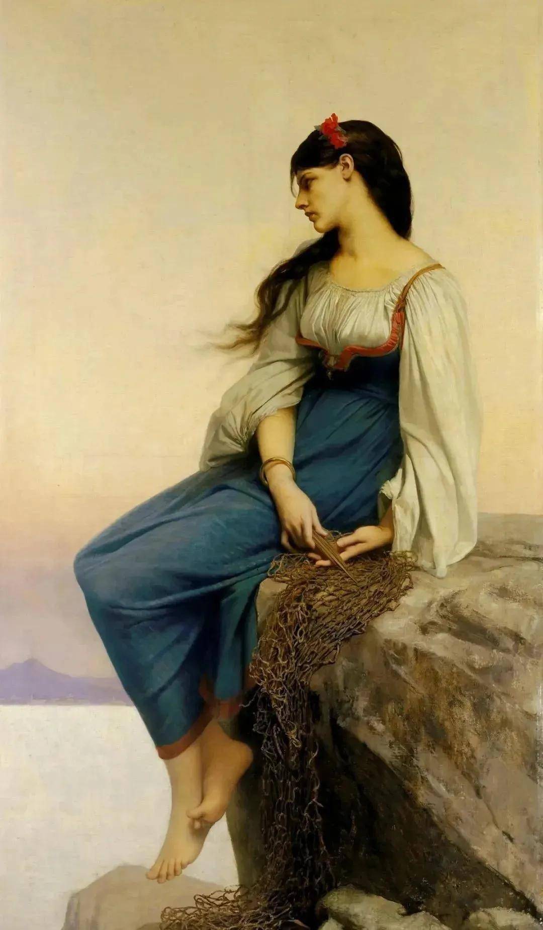 法国著名画家 朱尔斯笔下的绝世佳黛