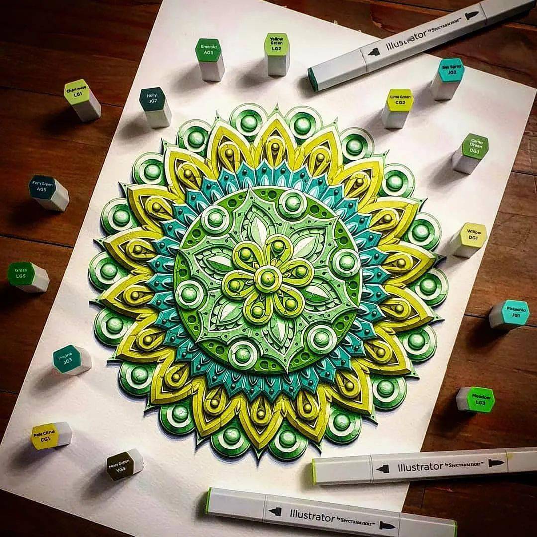 绝能治抑郁的超牛解压图案竟拯救了自杀边缘的男人看完心情瞬间变好了