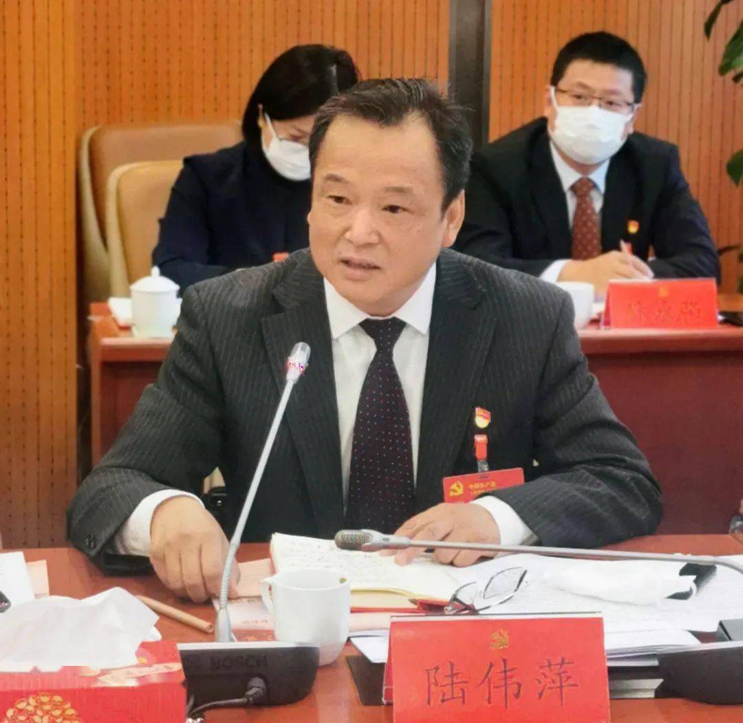 朱泾镇党委副书记 陆伟萍"报告全面总结了金山过去五年在经济借设