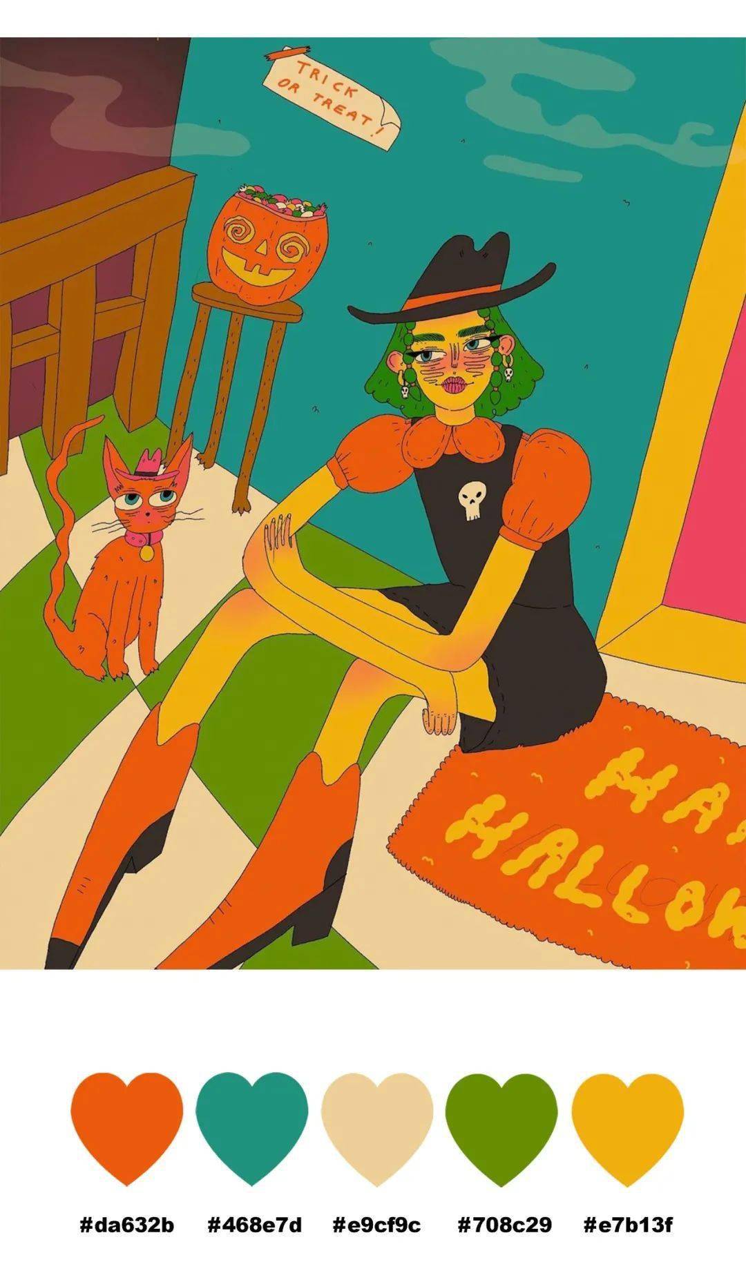 收藏10位独立插画师的高级色卡