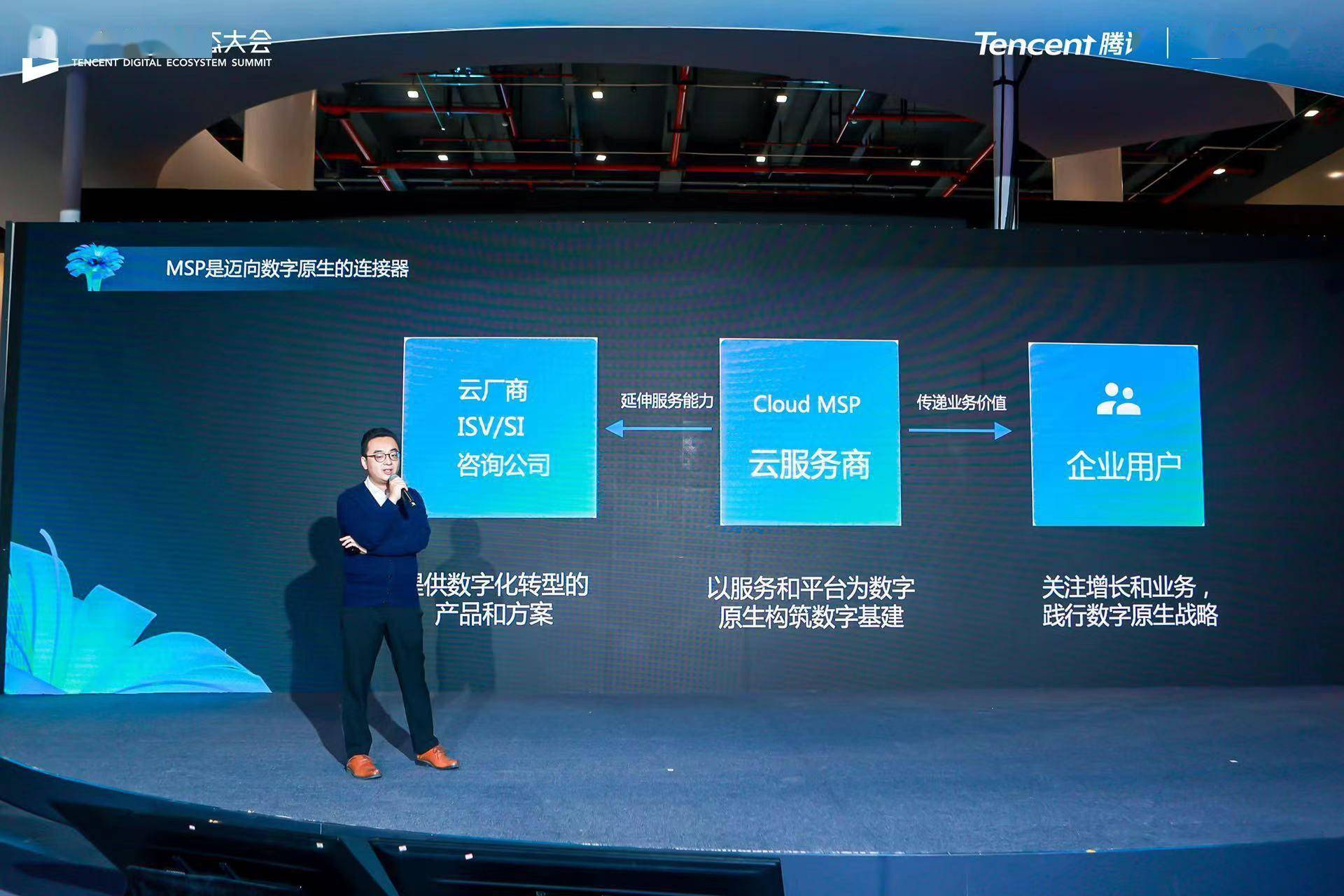 安畅在演讲环节分享数字化转型最佳实践基于腾讯云标