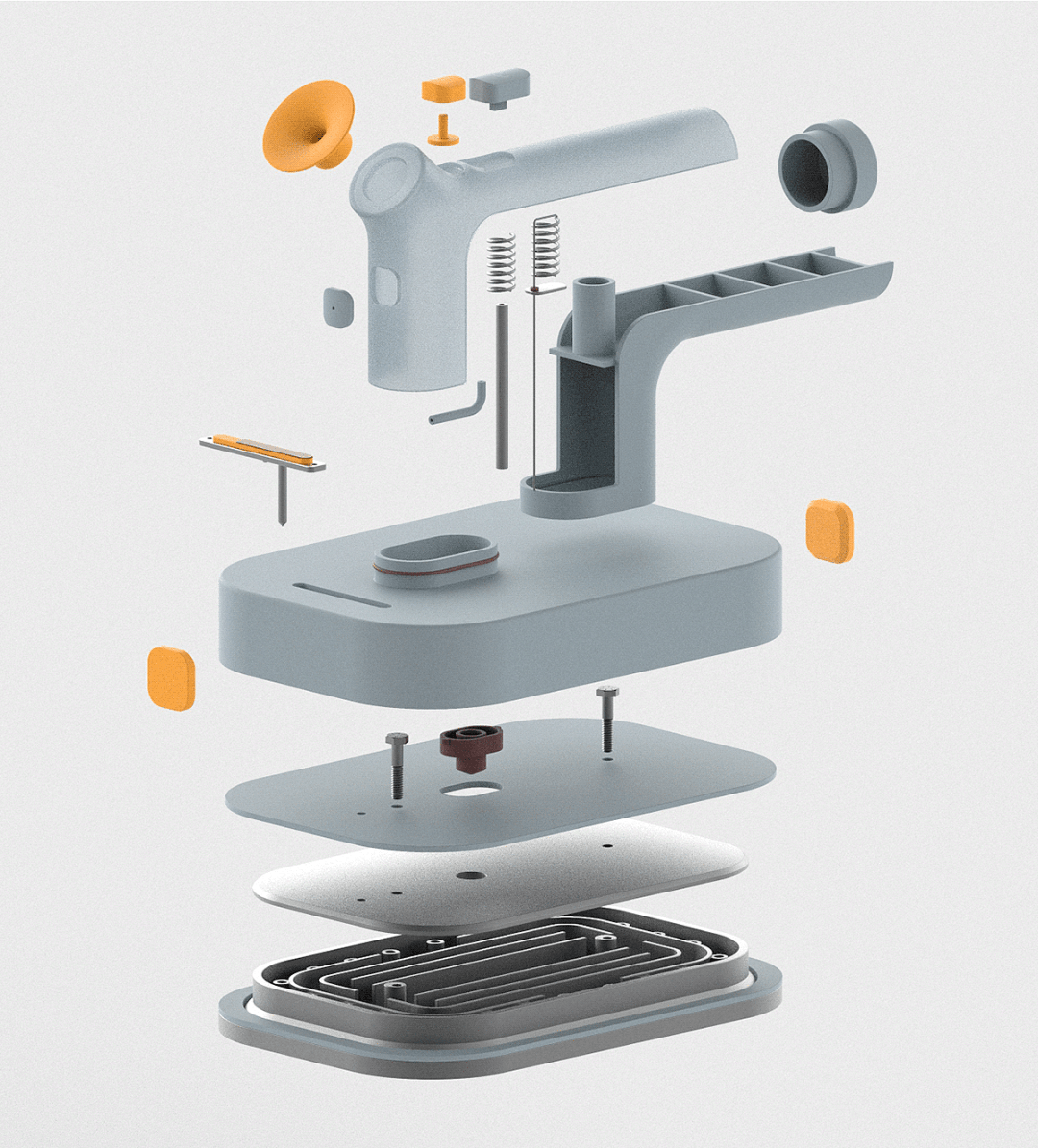 超酷产品爆炸图来袭!_的设计