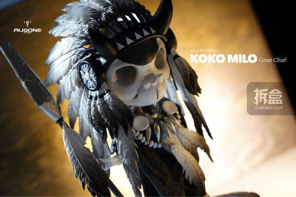 材质AUGONE STUDIO KOKO MILO 大酋长GREAT CHIEF潮玩摆件