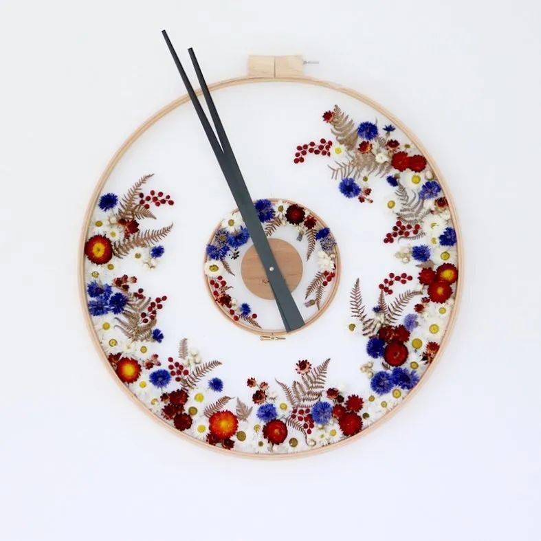 令人着迷的花花世界英国手工艺术家olgaprinku用花朵穿针引线