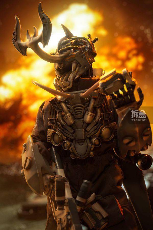 ART FUTURE 鬼捻蟲角 狩太郎 1/6可动人偶12寸兵人