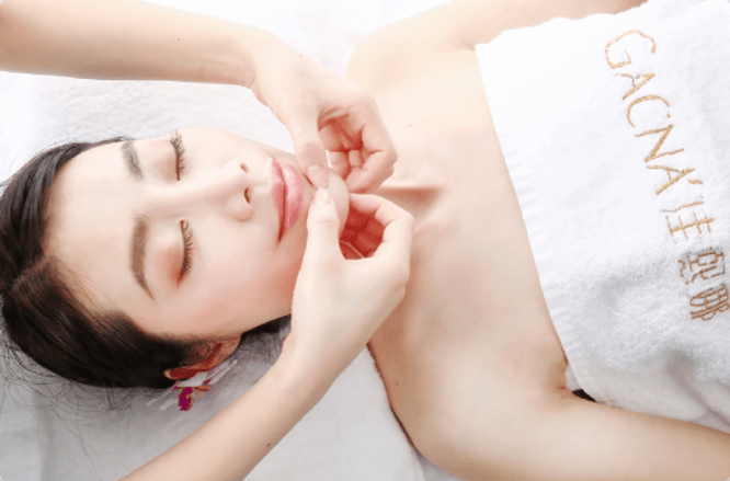 6店适用gacna佳熙娜399元68元享美容套餐面部水润净透背部精油按摩