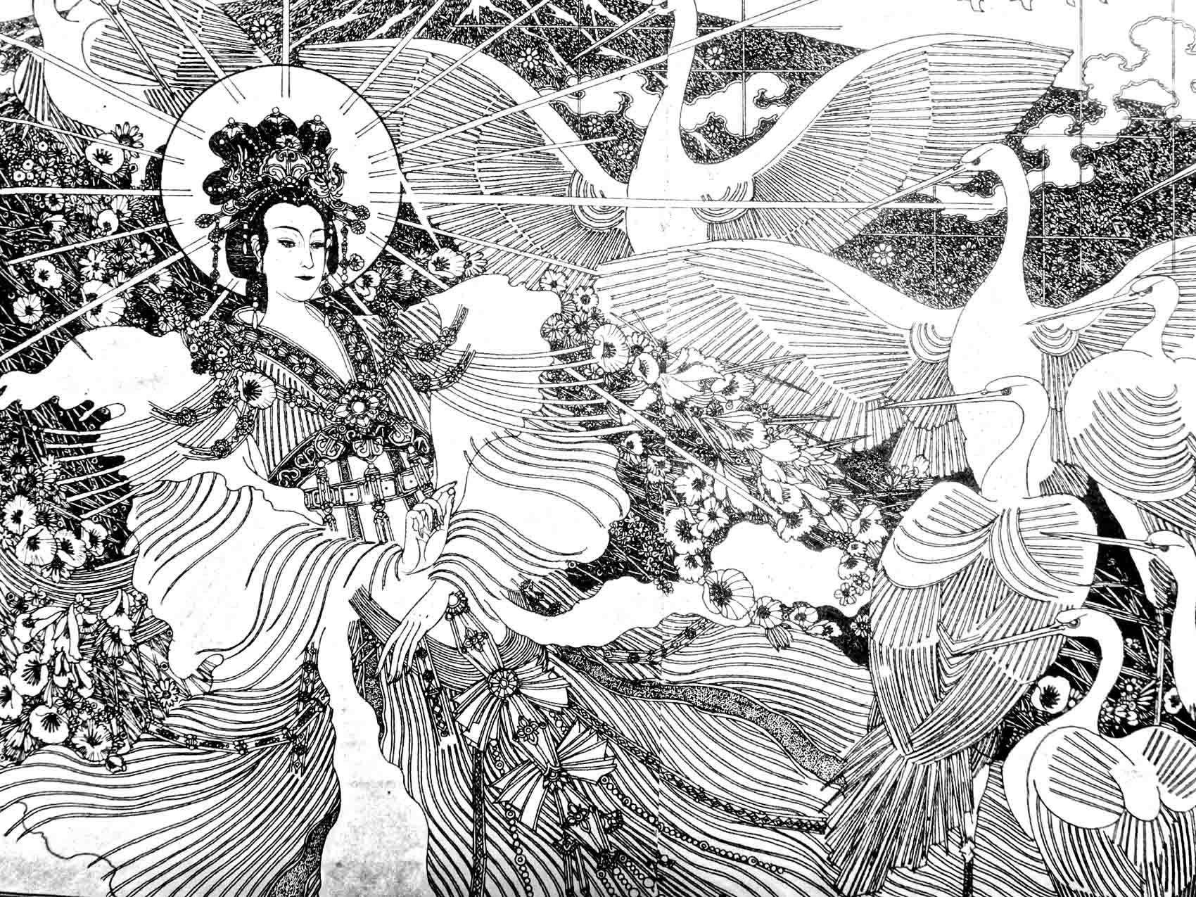 卢延光《一百仕女图》之西王母卢延光《一百仕女图》之花蕊夫人新世纪