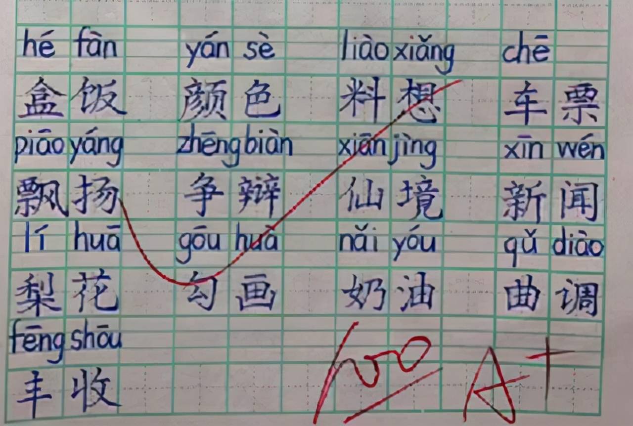 老师晒"满分作业,字迹整齐如印刷体,现在的孩子真厉害