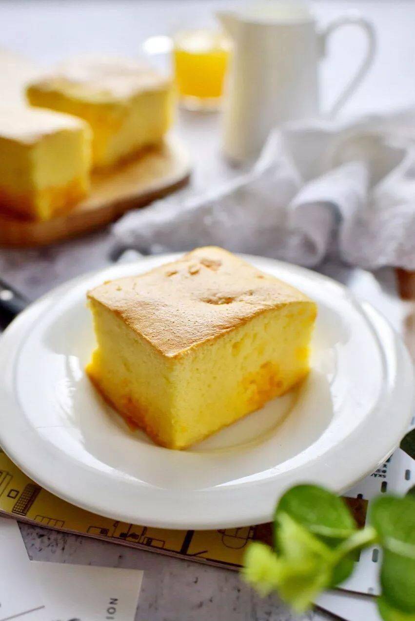 咸蛋黄芝士古早蛋糕,再挑剔的客人也会赞不绝口