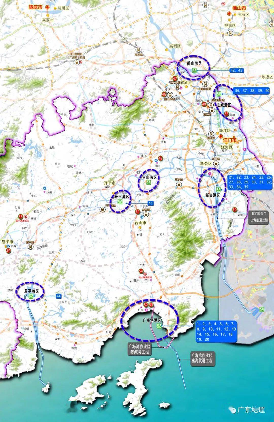 江门铁路规划图图片