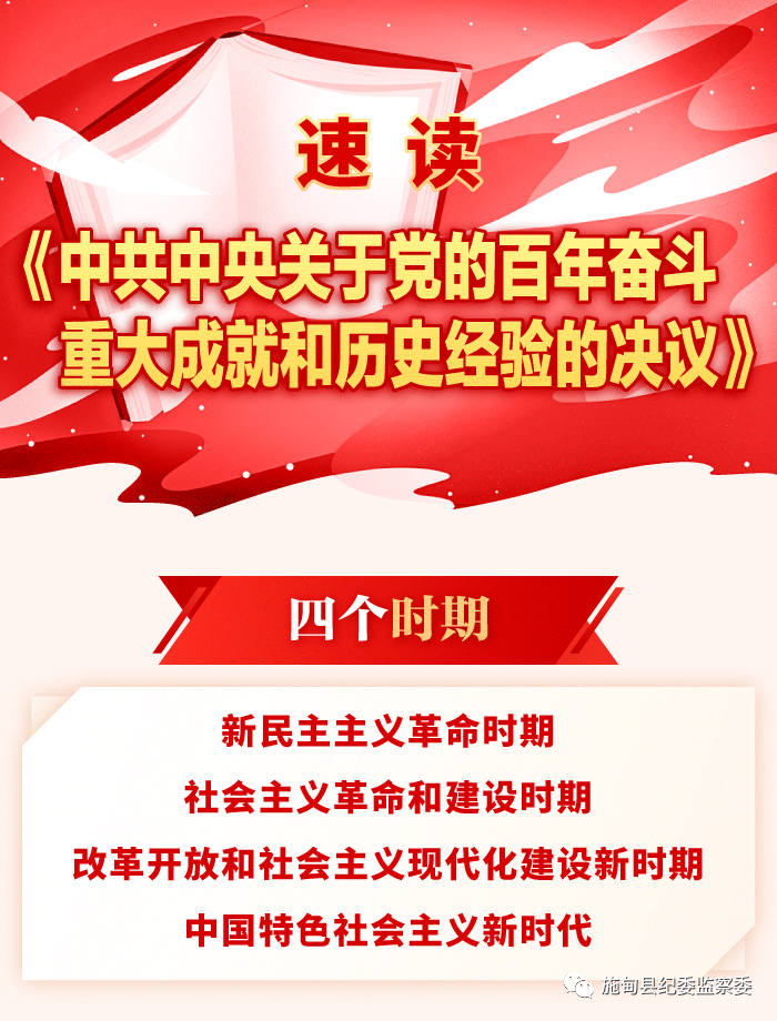 速读《中共中央关于党的百年奋斗重大成就和历史经验的决议》