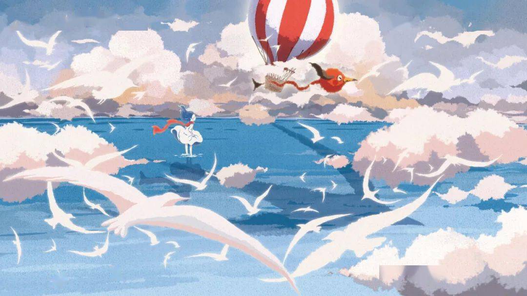 在山川河流里,在云端之上,向前跑,追逐着看不见却极力想触碰的东西.