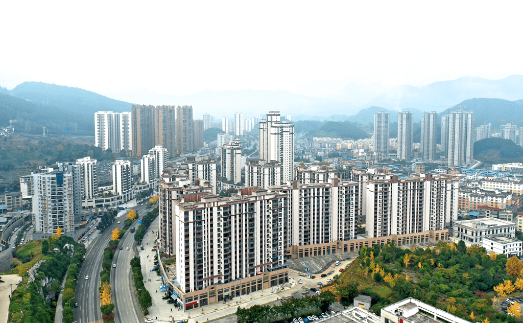 过去五年道真县城更靓了