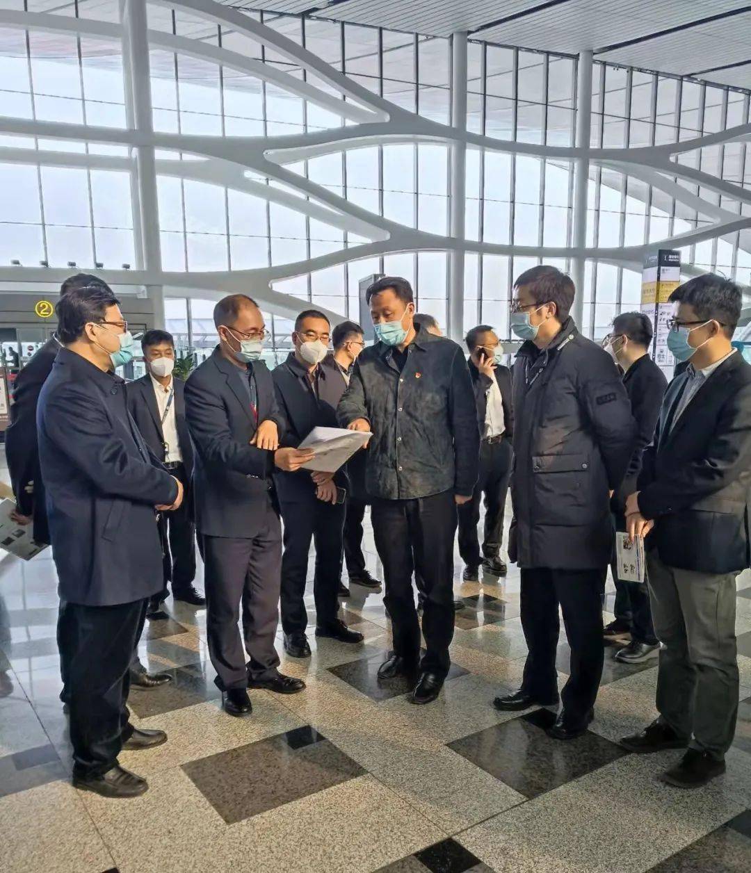 市纪委市监委第五监督检查室副主任崔全利到大兴国际机场开展疫情防控