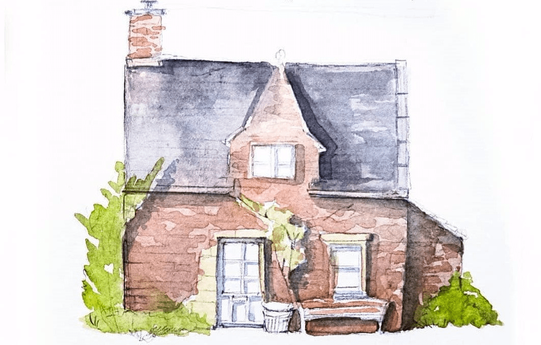 简单的水彩教程画一幅清新淡雅的欧洲建筑风景