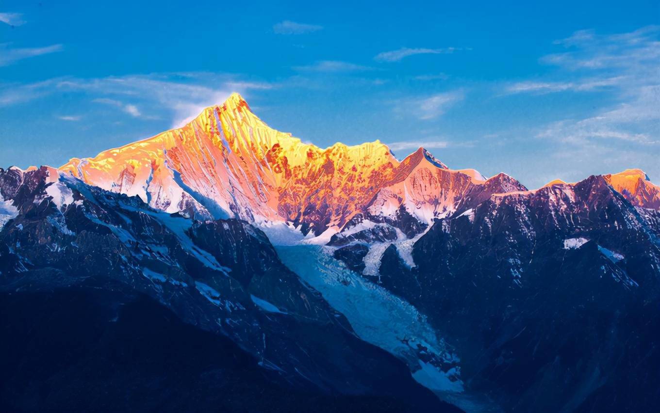 最美壁纸雪山图片