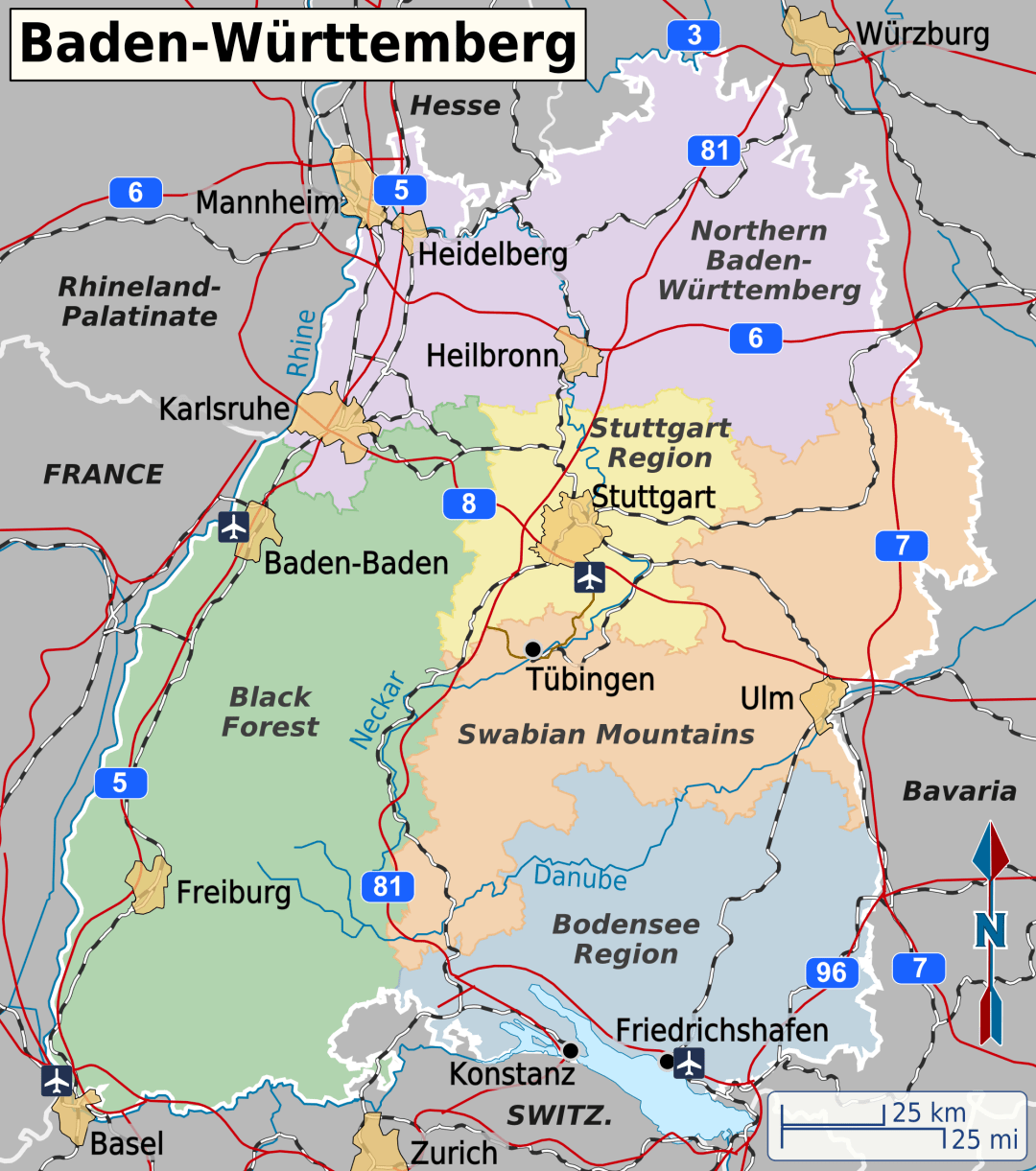 巴登巴登地图图片