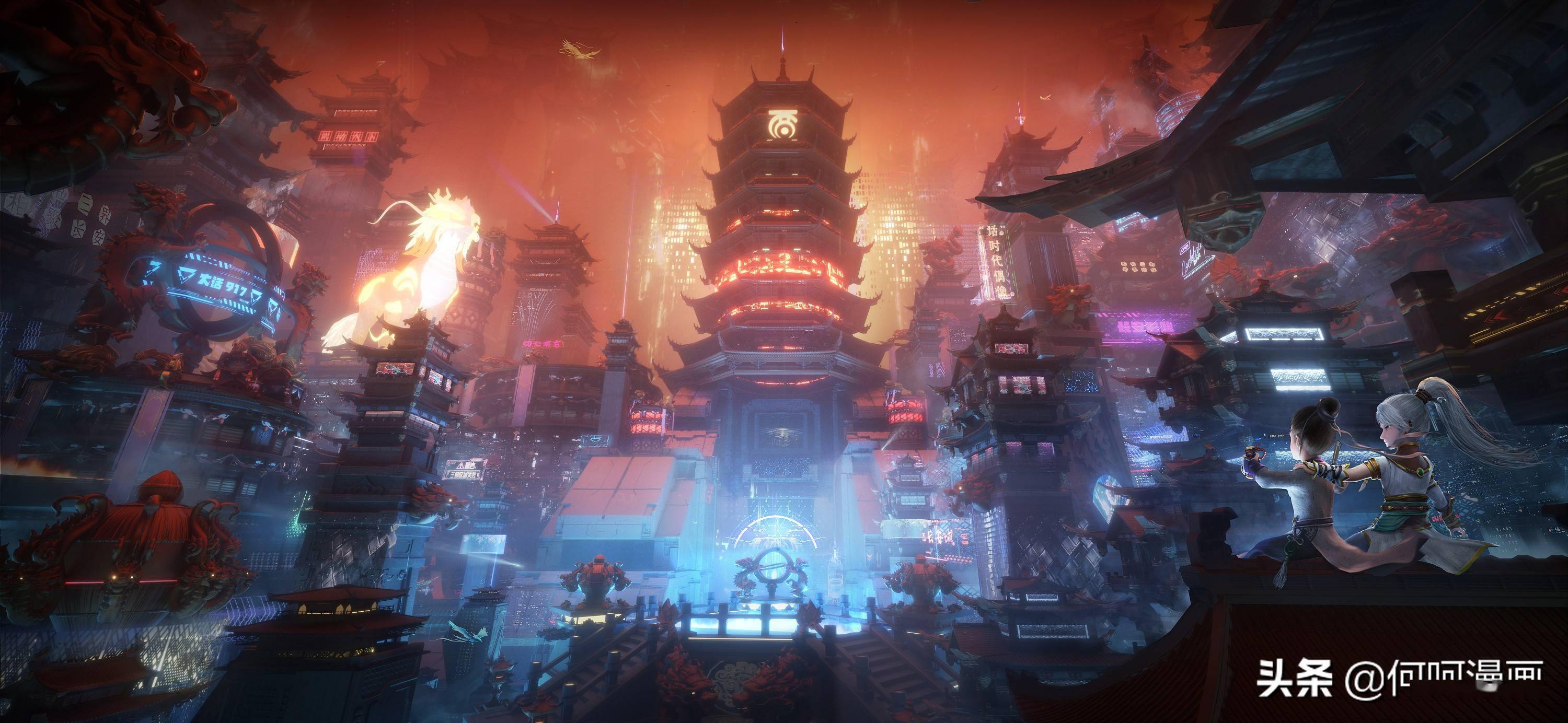 非常棒的一组"赛博朋克"插画作品!你喜欢这样的未来世界吗?