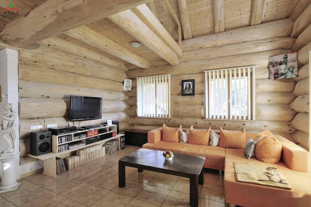 这4款120平方左右的圆形原木头建造的小木屋别墅冬天最合适住