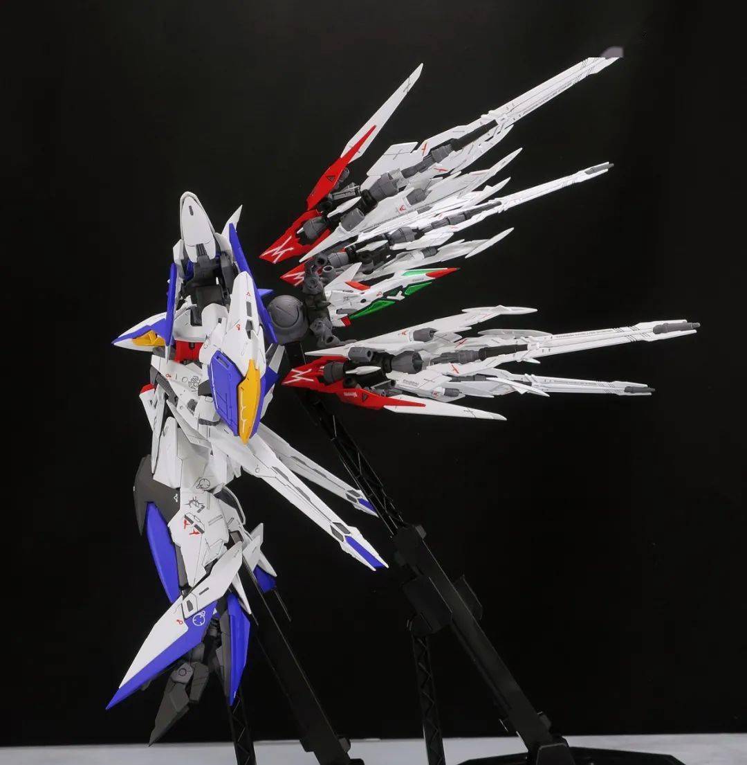 mg天蚀高达专用机动强袭背包干净涂装胜似官图