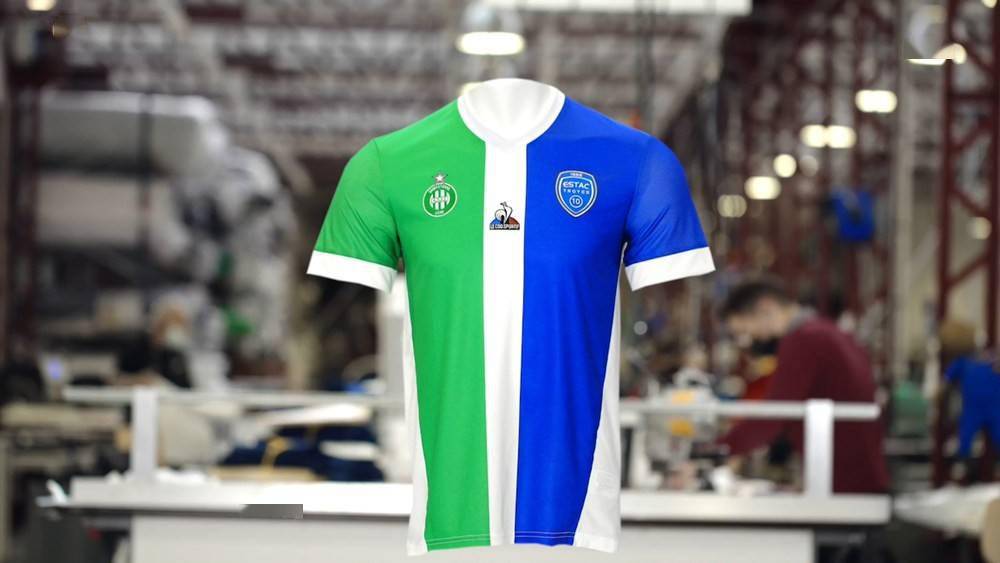 lecoqsportif为特鲁瓦与圣埃蒂安打造拼接球衣