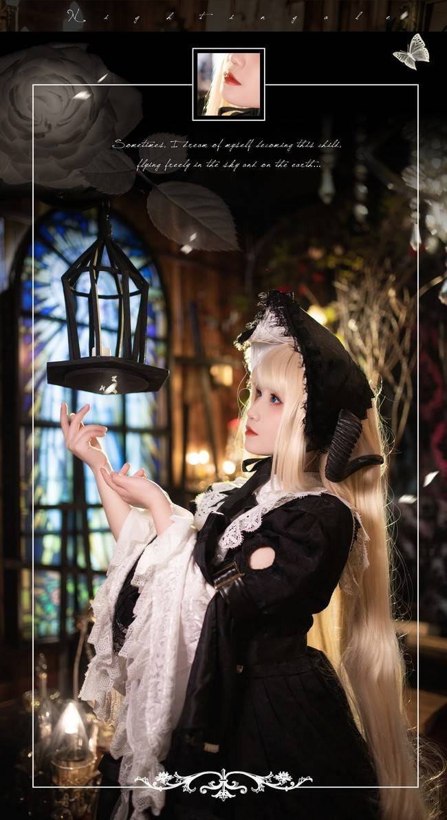 cos明日方舟夜莺挽歌cos正片伝音这个夜晚谁在唱歌