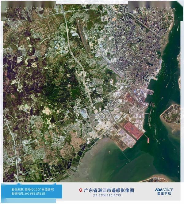 湛江市卫星地图高清版图片