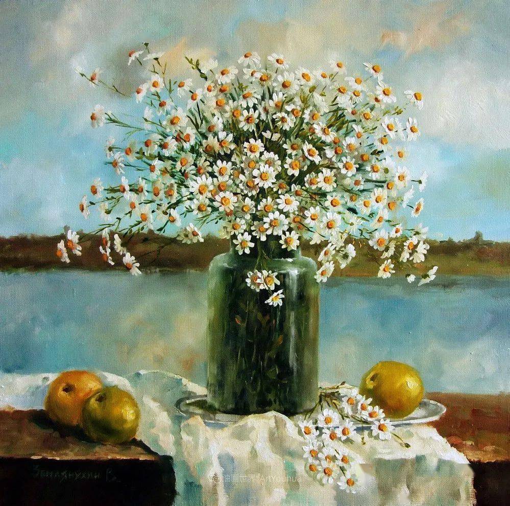 油画与水粉的交融,不一样的花卉!是不是有不一样的感受~_zerrt