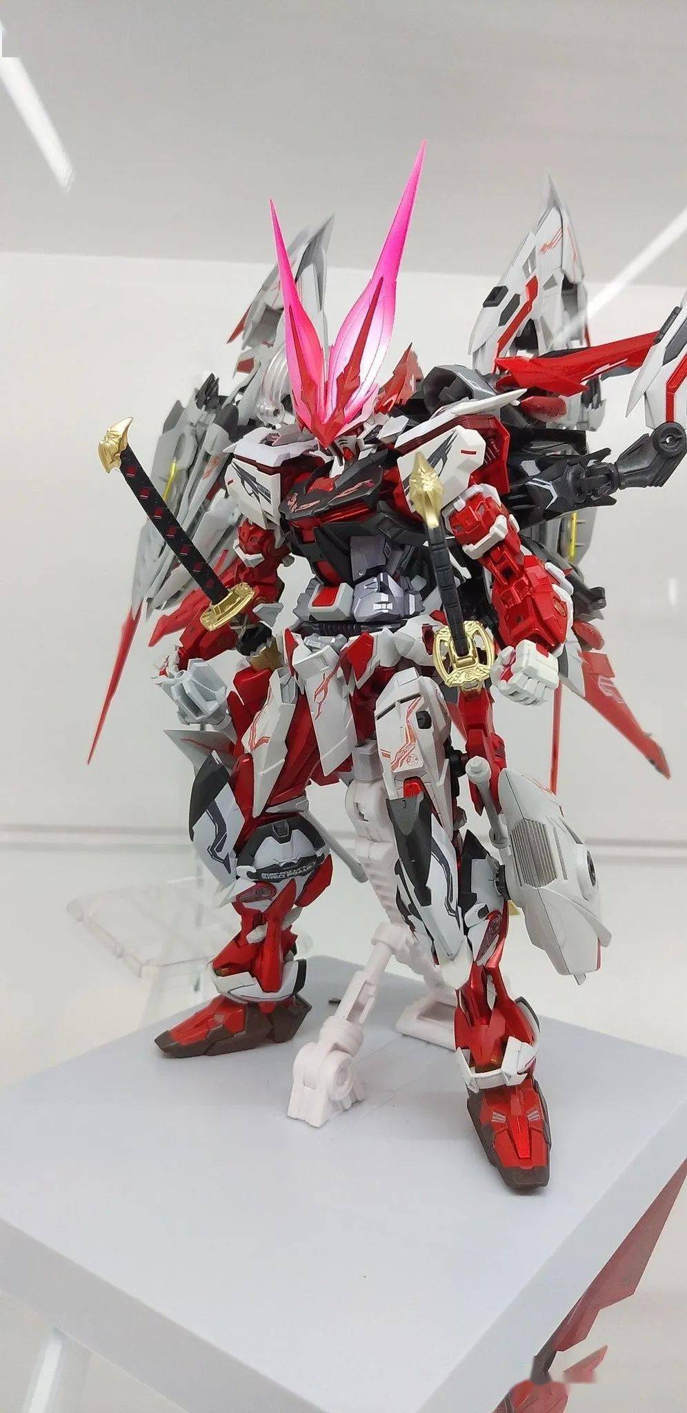 【万代 metal build 海牛高达 种系 红异端红龙改 蓝异端狙击背包