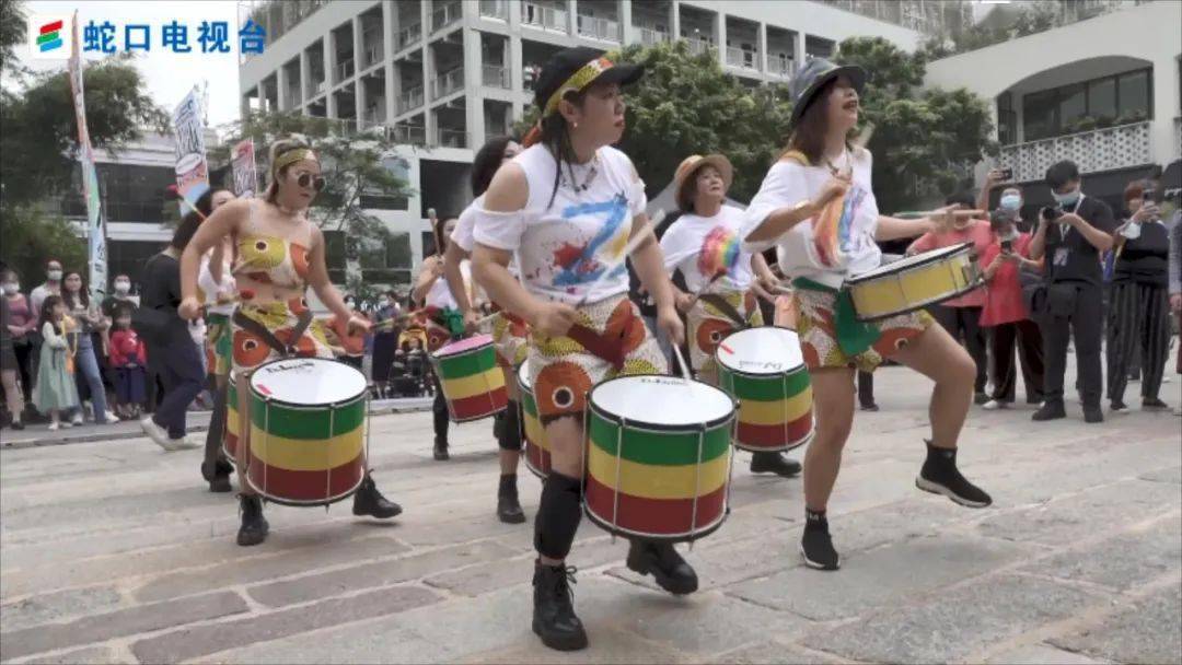 蛇口这支桑巴鼓队不错哦燃爆南头古城