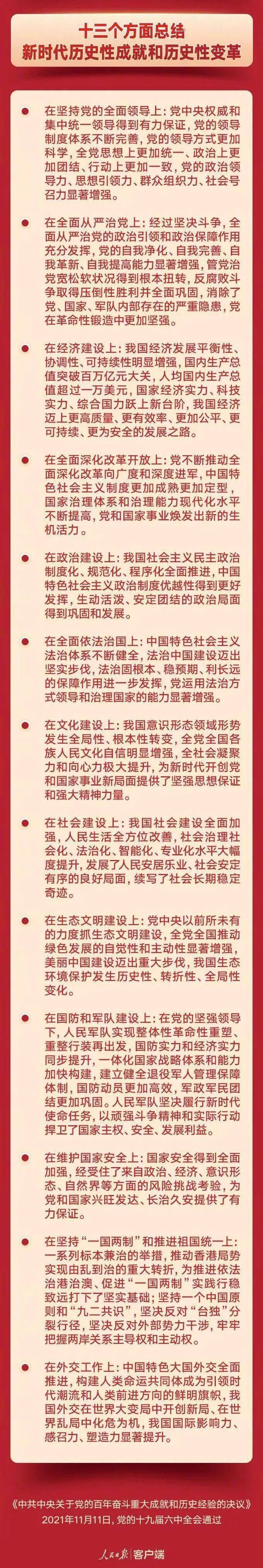 13个方面尽览党的十八大以来的历史性成就历史性变革