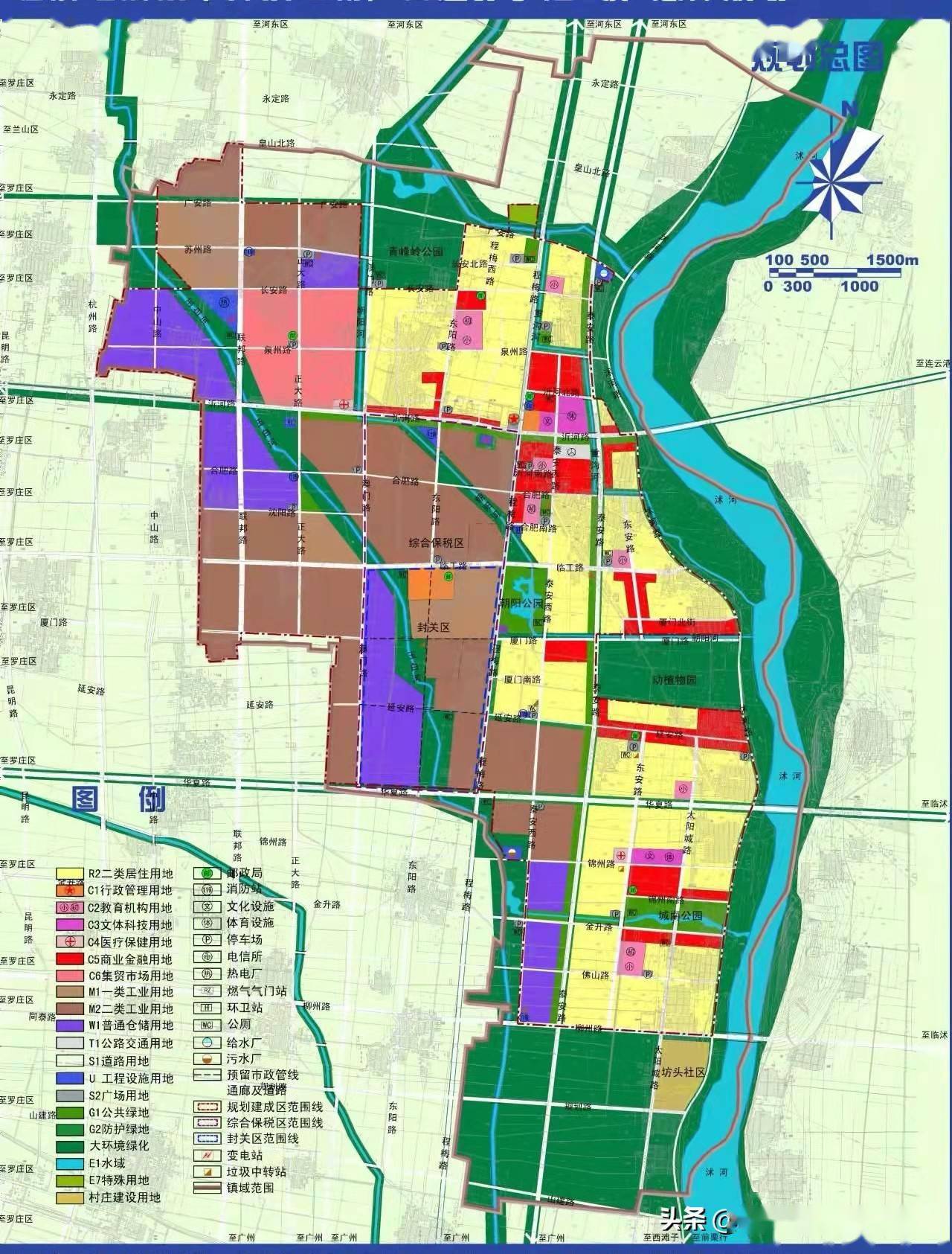 临沂 河东2020年规划图图片